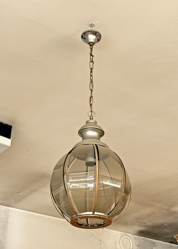 Lampadario retrò sfera in - lampadario,